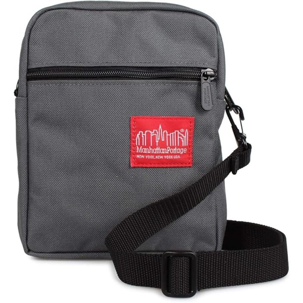 Manhattan Portage Red Label Women's Gray City Light Shoulder Bag Size S NWT